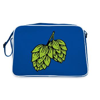 Hops Brewery Brewery Alcohol Beer Pleasure - Retro Bag - blue/white - Back