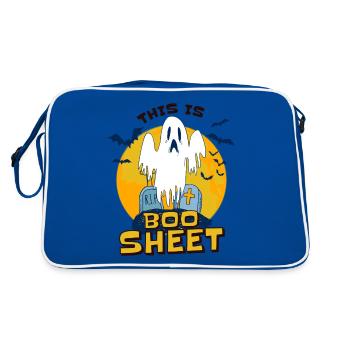 Halloween C’est Boo Sheet Ghost - Sac Retro - bleu/blanc - Dos
