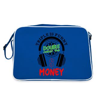Funny Darts Dart Motif de casque - Sac Retro - bleu/blanc - Dos