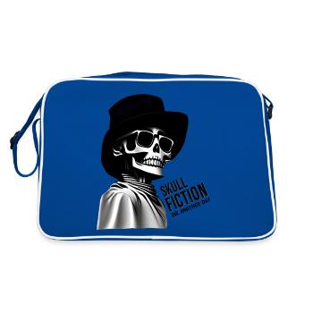 Skull Fiction Skull Skull Gift - Sac Retro - bleu/blanc - Dos