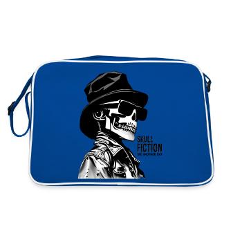 Crâne Fiction Crâne Art - Sac Retro - bleu/blanc - Dos
