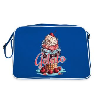 Gelato Crème glacée Crème glacée Crème glacée - Sac Retro - bleu/blanc - Dos