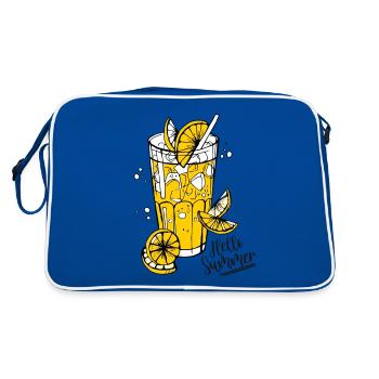 Boisson d’été Cocktail Plage Cadeau de vacances - Sac Retro - bleu/blanc - Dos
