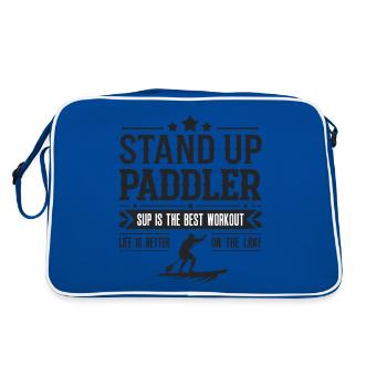 Stand Up Paddler - Sac Retro - bleu/blanc - Dos