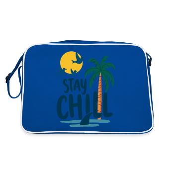 Séjour Chill Détente tropicale Vacances d’été - Sac Retro - bleu/blanc - Dos