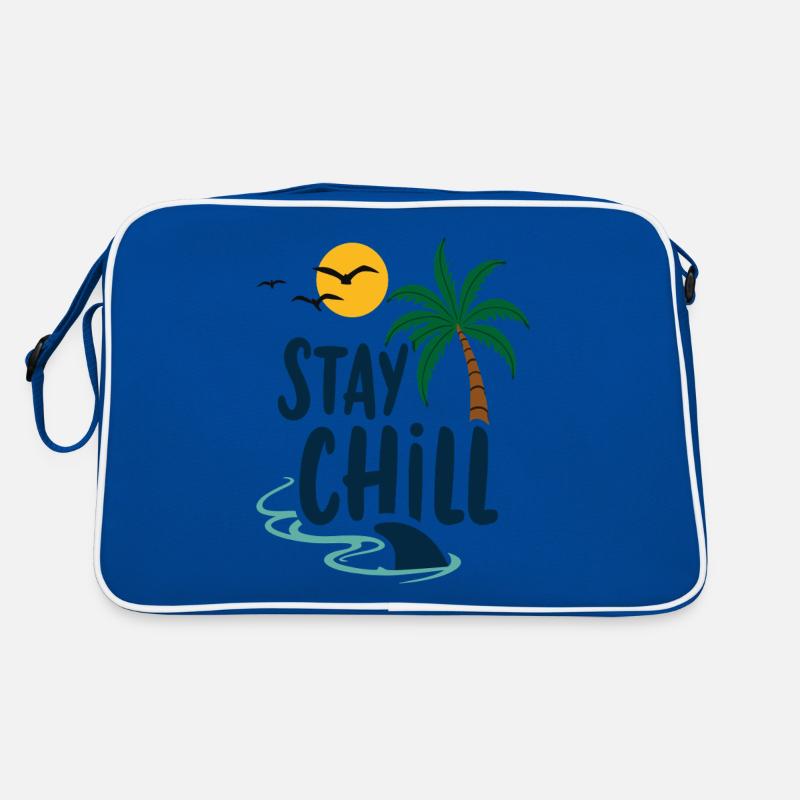 Stay Chill Tropical Relaxation Summer Vacation Retro Bag