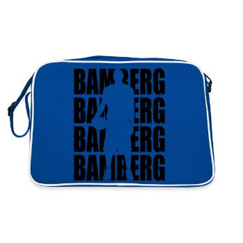 Bamberg Basketball - Retro Tasche - Blau/Weiß - Hinten