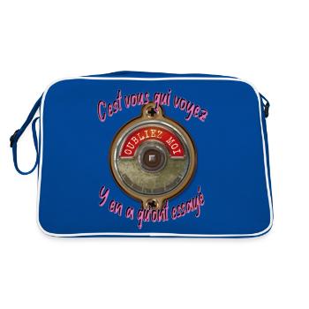 C'est pas mon jour! - Sac Retro - bleu/blanc - Dos