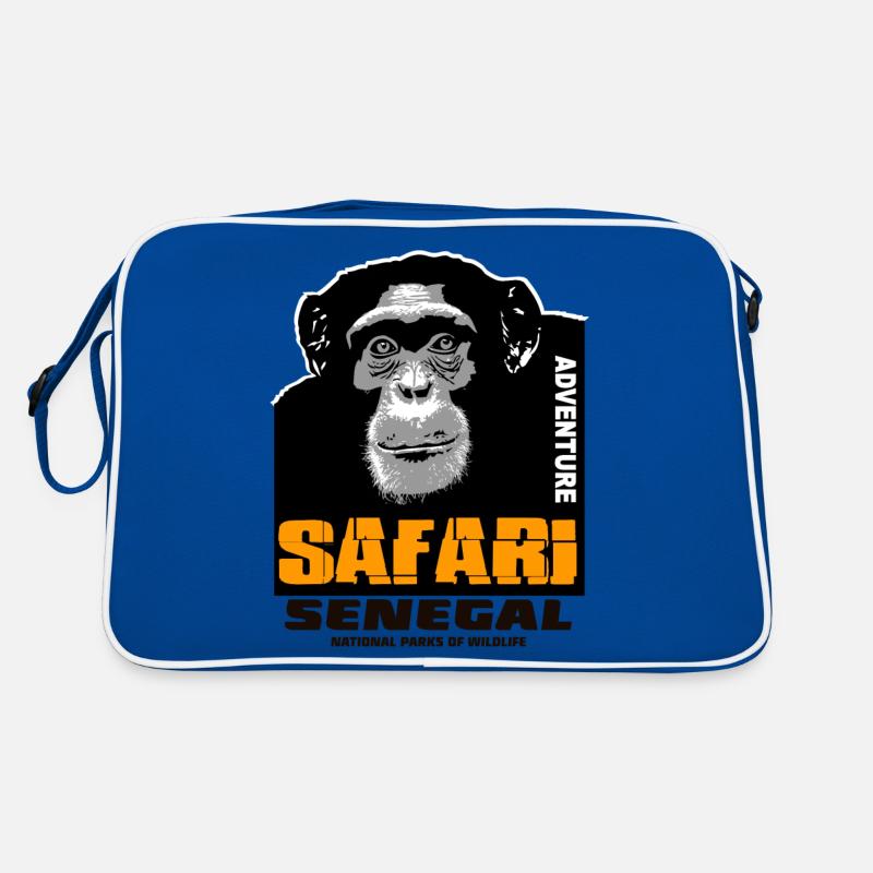 Senegal - Chimpanzees Retro Bag