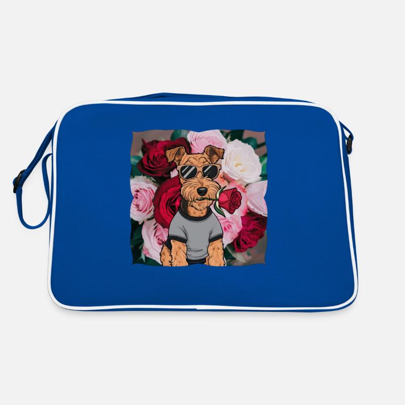 Airedale Terrier Retro Tasche