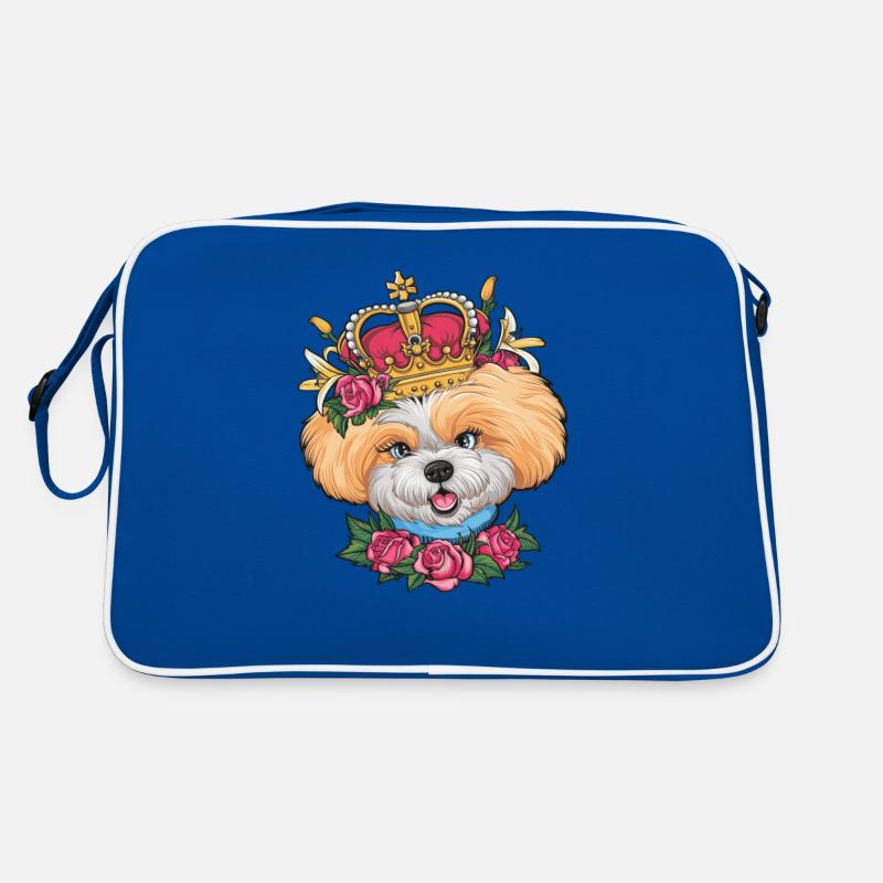 Chien Basenji avec des roses, Lillien pour les amoureux des chiens Sac Retro