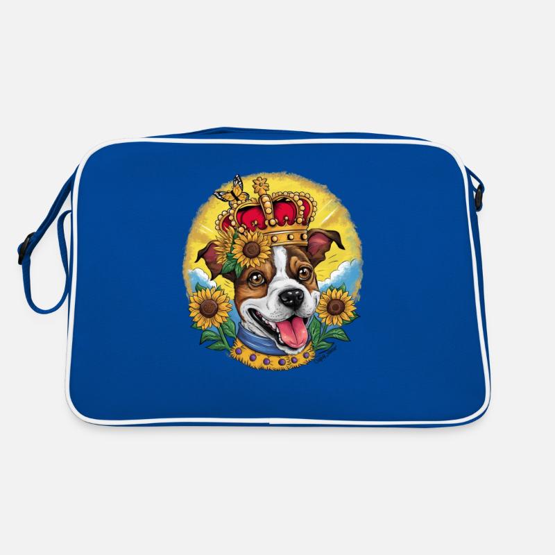 American Staffordshire Terrier avec couronne Sac Retro