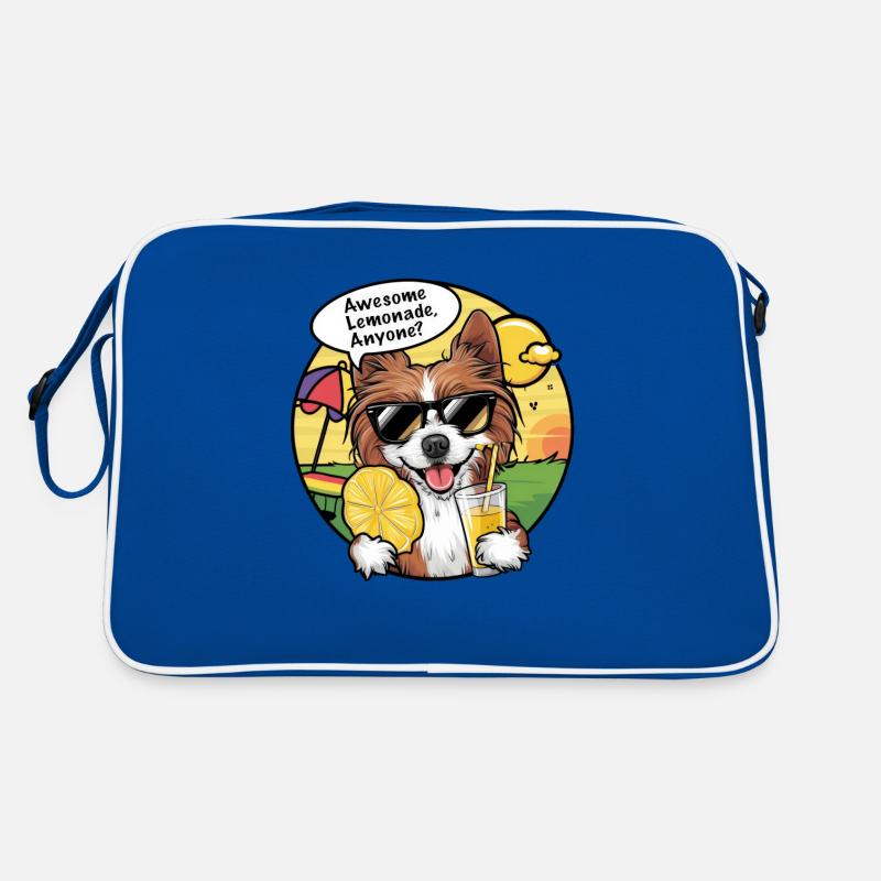 Lion with lemonade Retro Bag