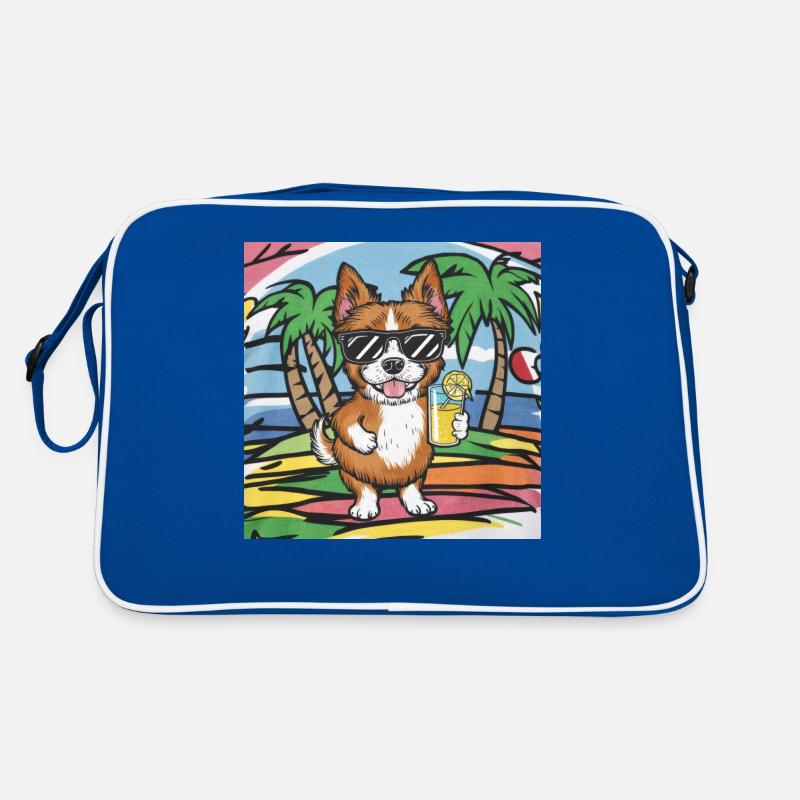 Lion with lemonade Retro Bag