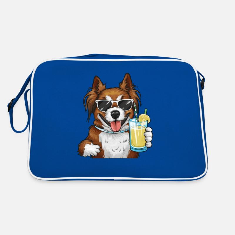 Lion with lemonade Retro Bag