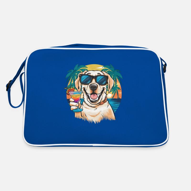 Cute Labrador Retriever Retro Bag