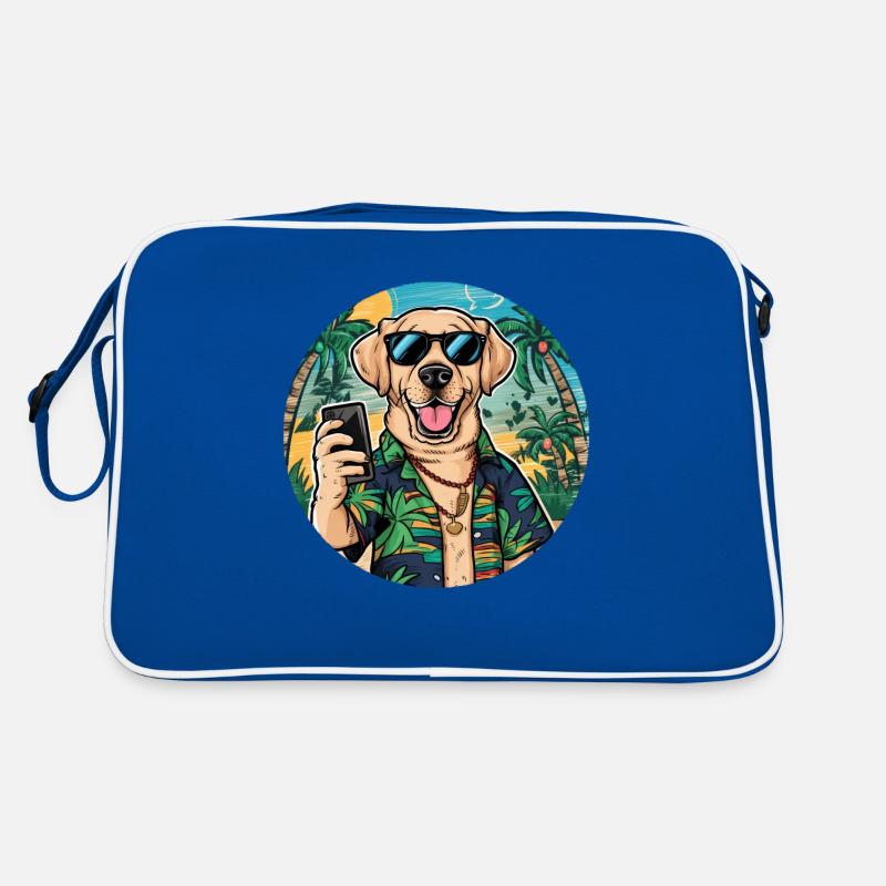 Cute Labrador Retriever Retro Bag