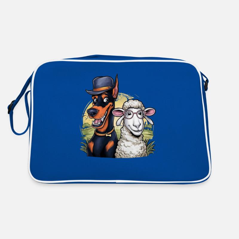 Doberman cool avec mouton Sac Retro