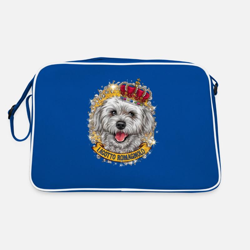 Lagotto Romagnolo with crown Retro Bag