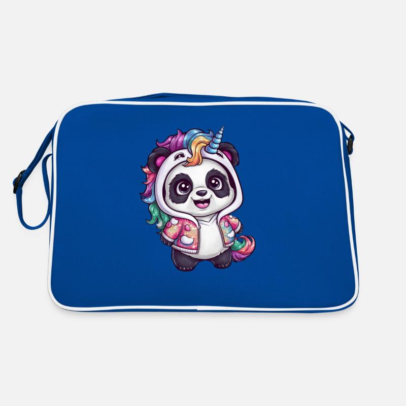 Cute Unicorn Panda Retro Bag