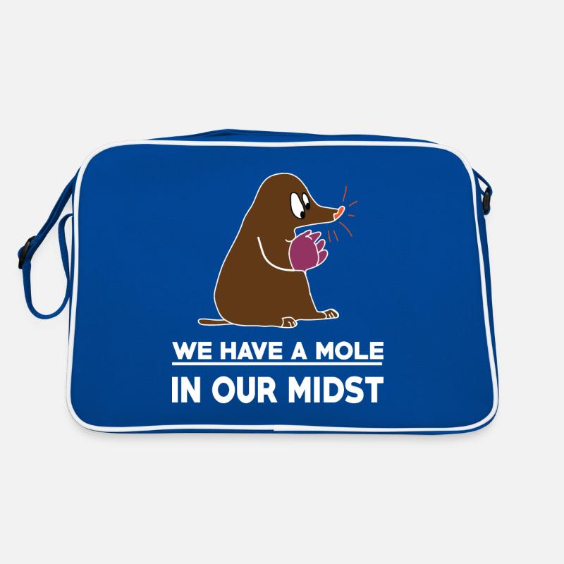 Maulwurf Maulwurfliebaher Geschenk Gärtner Retro Tasche