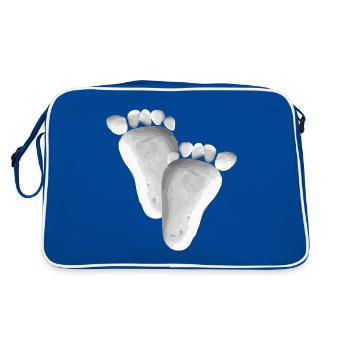 Relax - Retro Bag - blue/white - Back