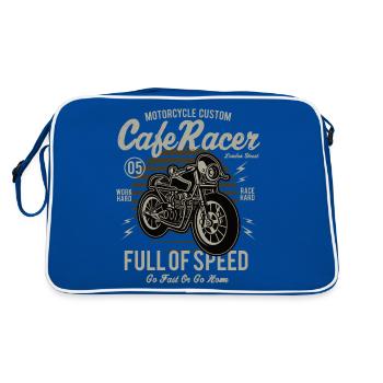 Moto Vintage Moto Vintage Moto Vintage Moto - Sac Retro - bleu/blanc - Dos