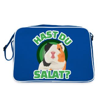Guinea Pig Gifts - Retro Bag - blue/white - Back