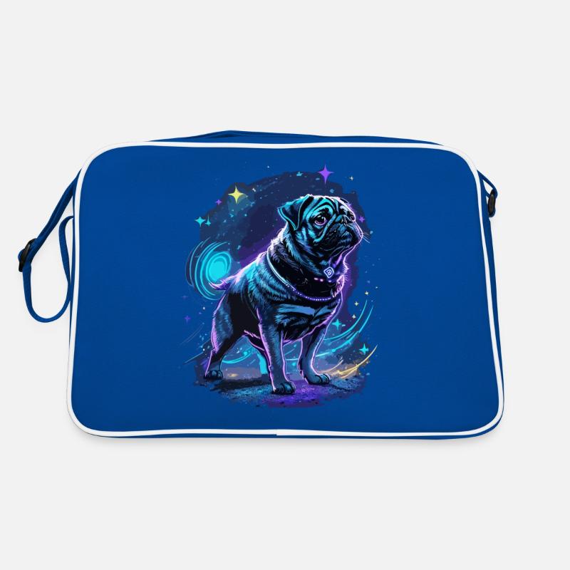 Pug Midnight Magic Retro Bag