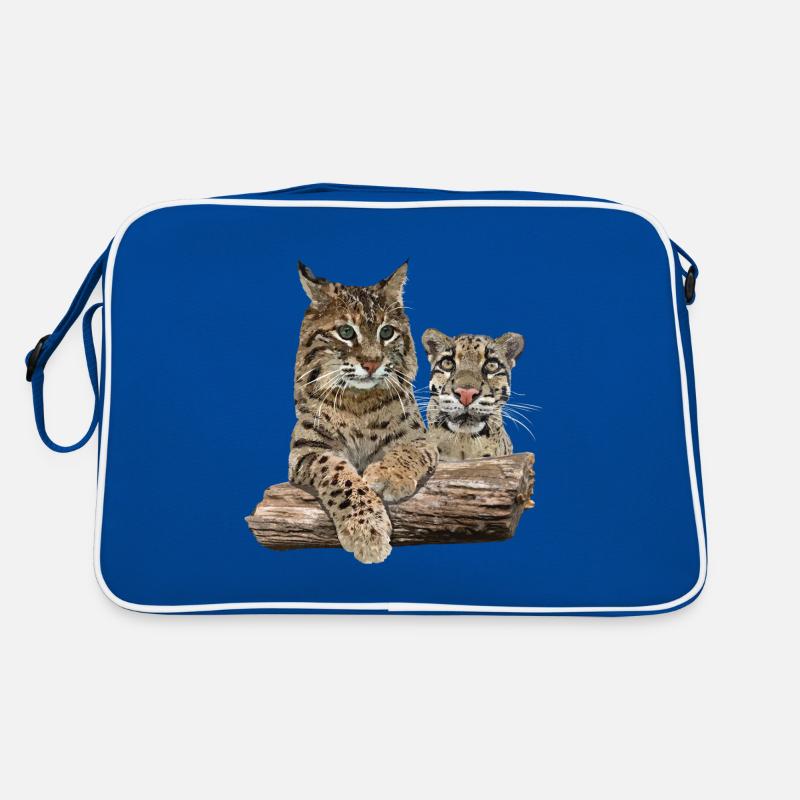 Lynx et léopard nuageux Sac Retro