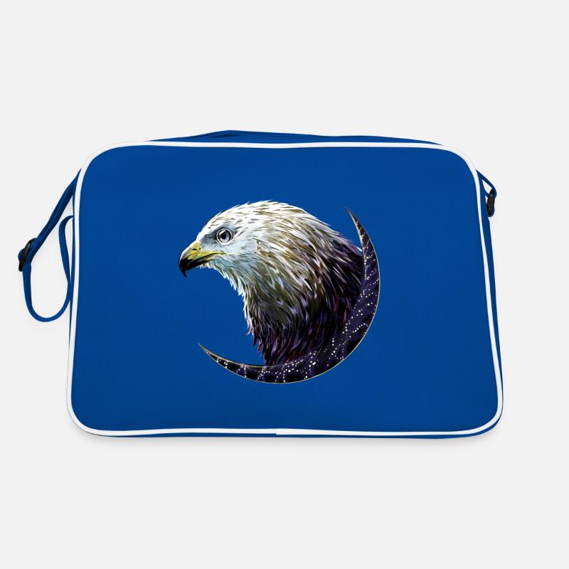 Adler - Retro Tasche - Blau/Weiß