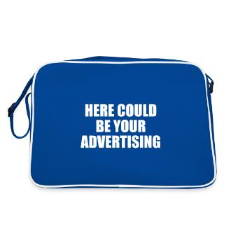 Here could be your ad create gift yoursel - Sac Retro - bleu/blanc - Dos
