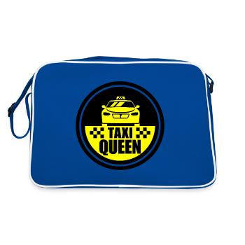 Taxi Königin - Taxi Queen - Sac Retro - bleu/blanc - Dos