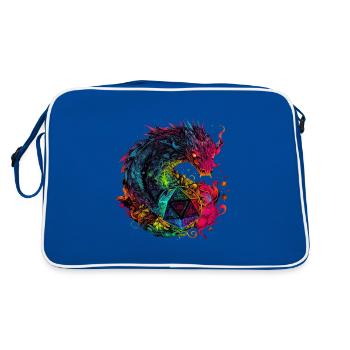 Dragon Die V.4 - Sac Retro - bleu/blanc - Dos