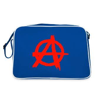anarchy - Retro Bag - blue/white - Back