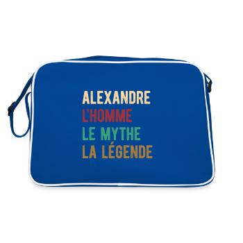 ALEXANDRE L'HOMME LE MYTHE LA LÉGENDE - Sac Retro - bleu/blanc - Dos