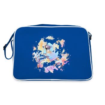 REVE DE NEBULEUSE - Sac Retro - bleu/blanc - Dos