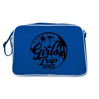 Girls Trip 2023 - Cool Girls Party Trip Vacances - Sac Retro - bleu/blanc - Dos
