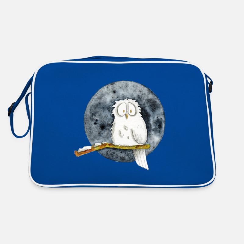 Die Schneeeule Retro Tasche