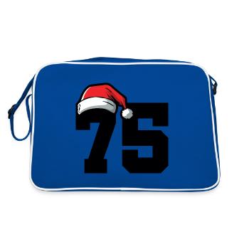 75 Numéro Noël - Sac Retro - bleu/blanc - Dos