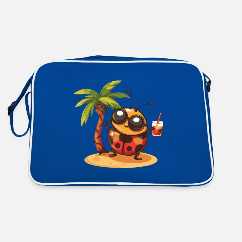Vacances d’été à la plage Ladybug Sac Retro