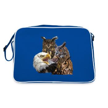 Rapaces - Sac Retro - bleu/blanc - Dos