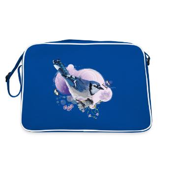 Chara bleu - Sac Retro - bleu/blanc - Dos