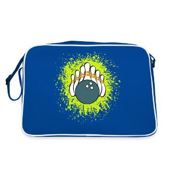 Bowling - bowling - Retro Bag - blue/white - Back