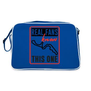 Les vrais fans connaissent ce t-shirt - Sac Retro - bleu/blanc - Dos