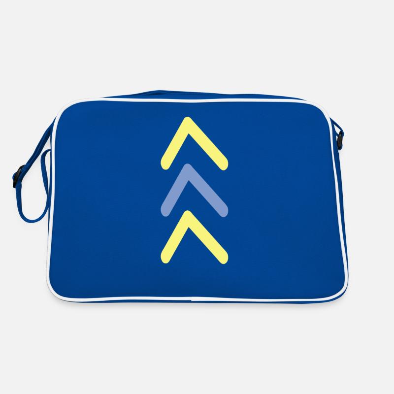 Trois flèches de soutien | Syndrome de Down, chromosome 21 Sac Retro