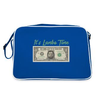 Ripple, XRP, crypto, bitcoin, gift - Retro Bag - blue/white - Back