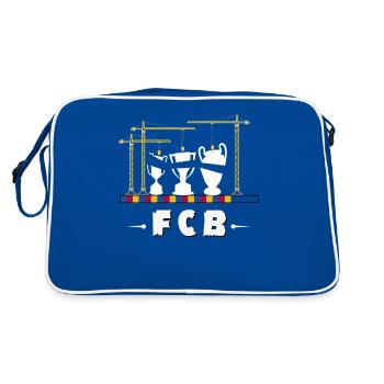 FCBarcelona 3 Trophées - Sac Retro - bleu/blanc - Dos