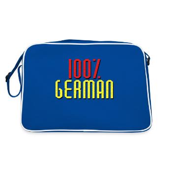 German Germany German Gift German - Retro Bag - blue/white - Back