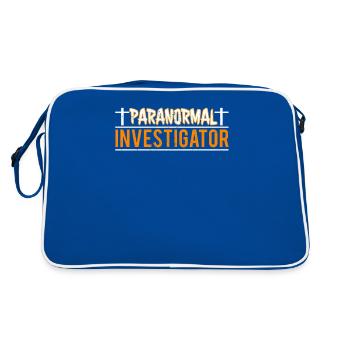 Paranormal Investigator Geist Geister Ghost Orb - Retro Bag - blue/white - Back